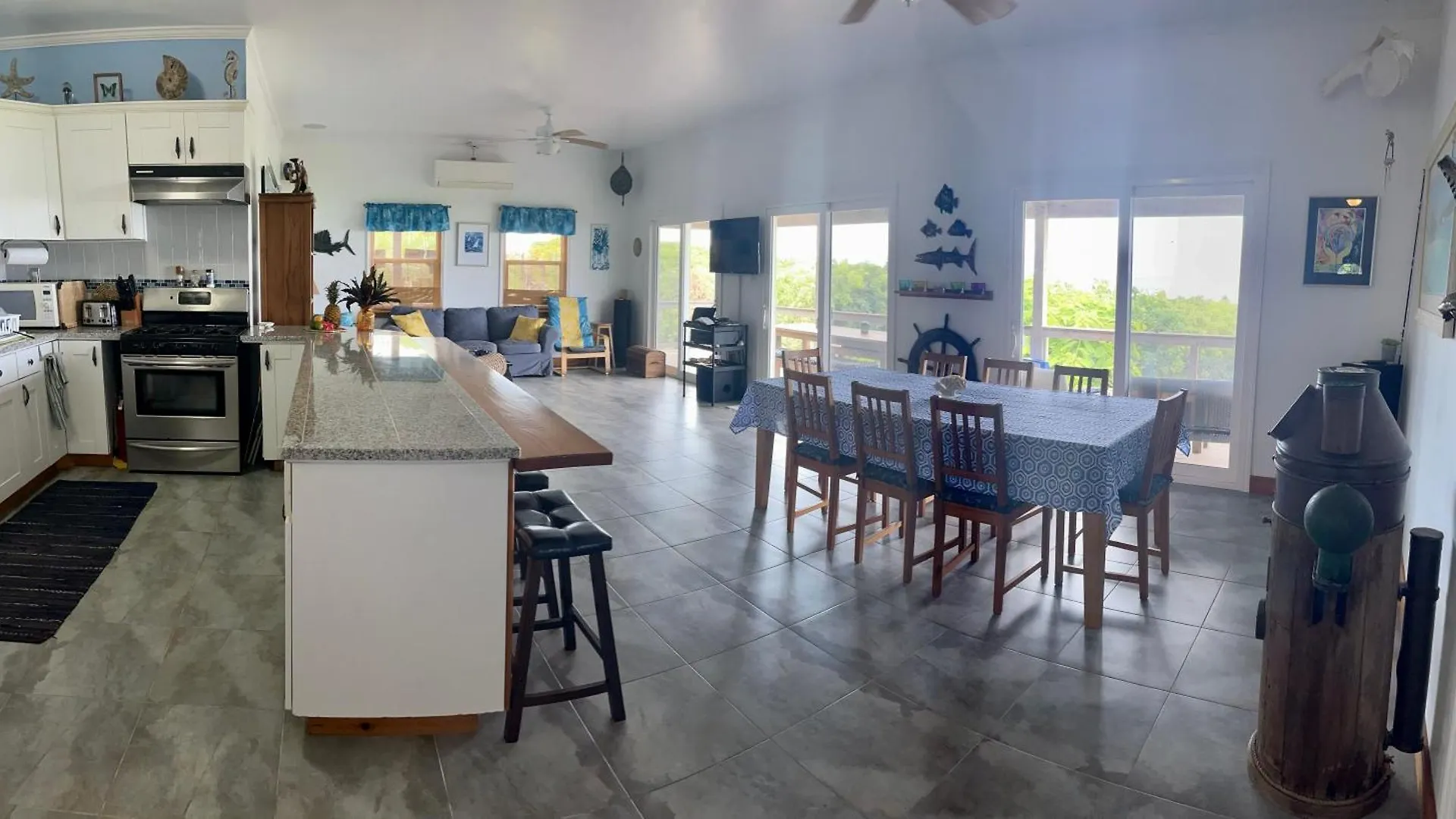 House Of Blue At Turtle Cove Long Island Bahamas Villa